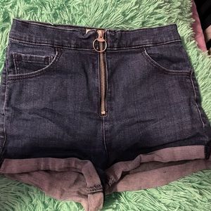 garage jean shorts